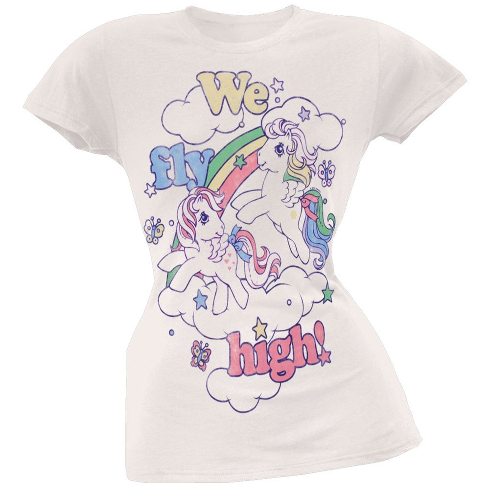 My Little Pony - We Fly High Ladies T-Shirt Women's T-Shirts My Little Pony SM White 