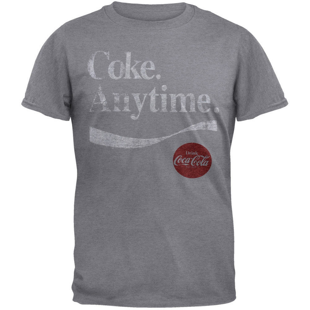 Coca-Cola - Anytime Soft T-Shirt Men's T-Shirts Coca-Cola MD Grey