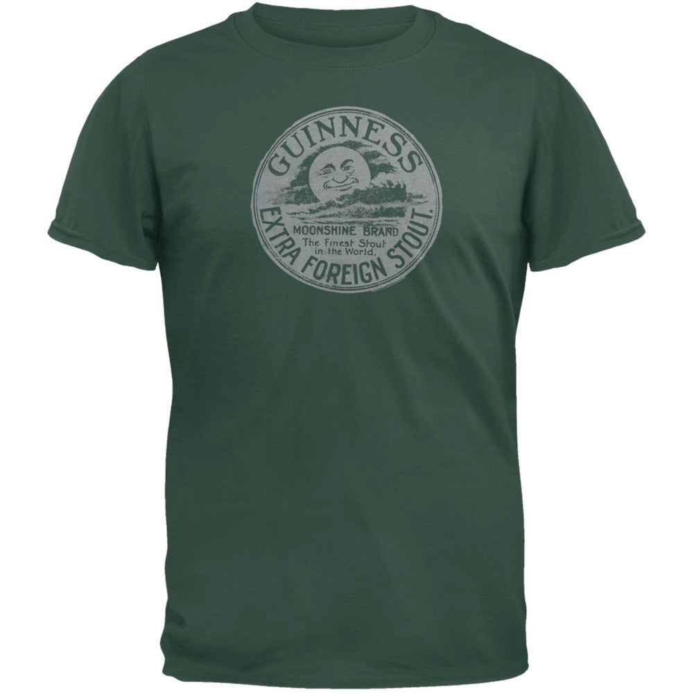 Guinness - Moonshine Brand Soft T-Shirt Men's T-Shirts Guinness SM Dark Green 