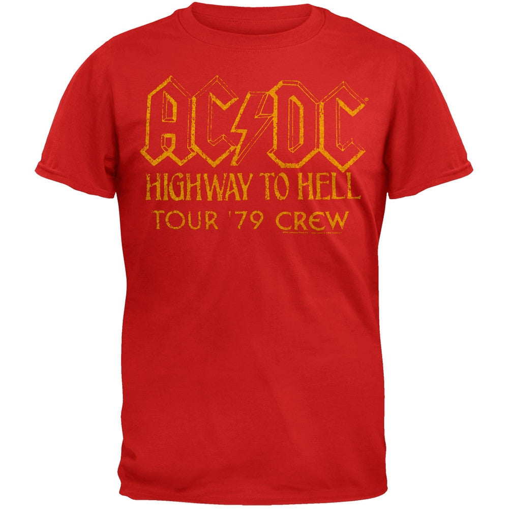 AC/DC - Highway 79 T-Shirt Men's T-Shirts AC/DC SM Red 