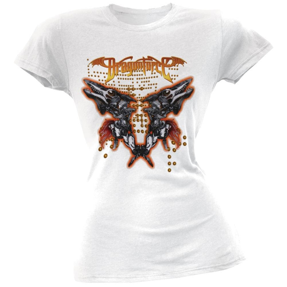 DragonForce - Uppercut Juniors T-Shirt Juniors T-Shirts Dragonforce   