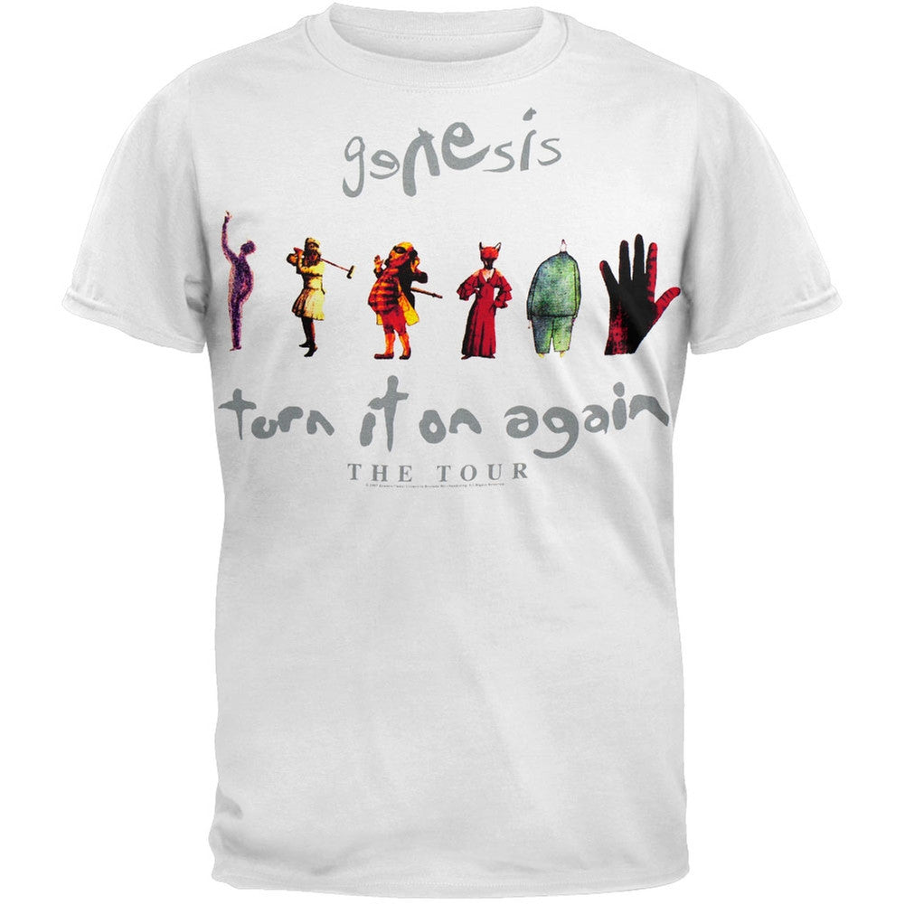 Genesis - Turn It On Again 07 Tour T-Shirt Men's T-Shirts Genesis   