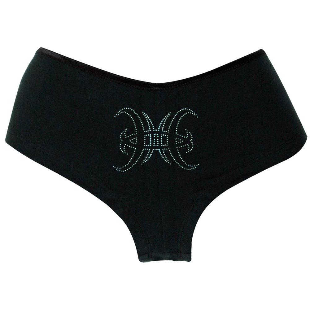 Hinder - Logo Boy Shorts Women's Underwear Hinder SM Black