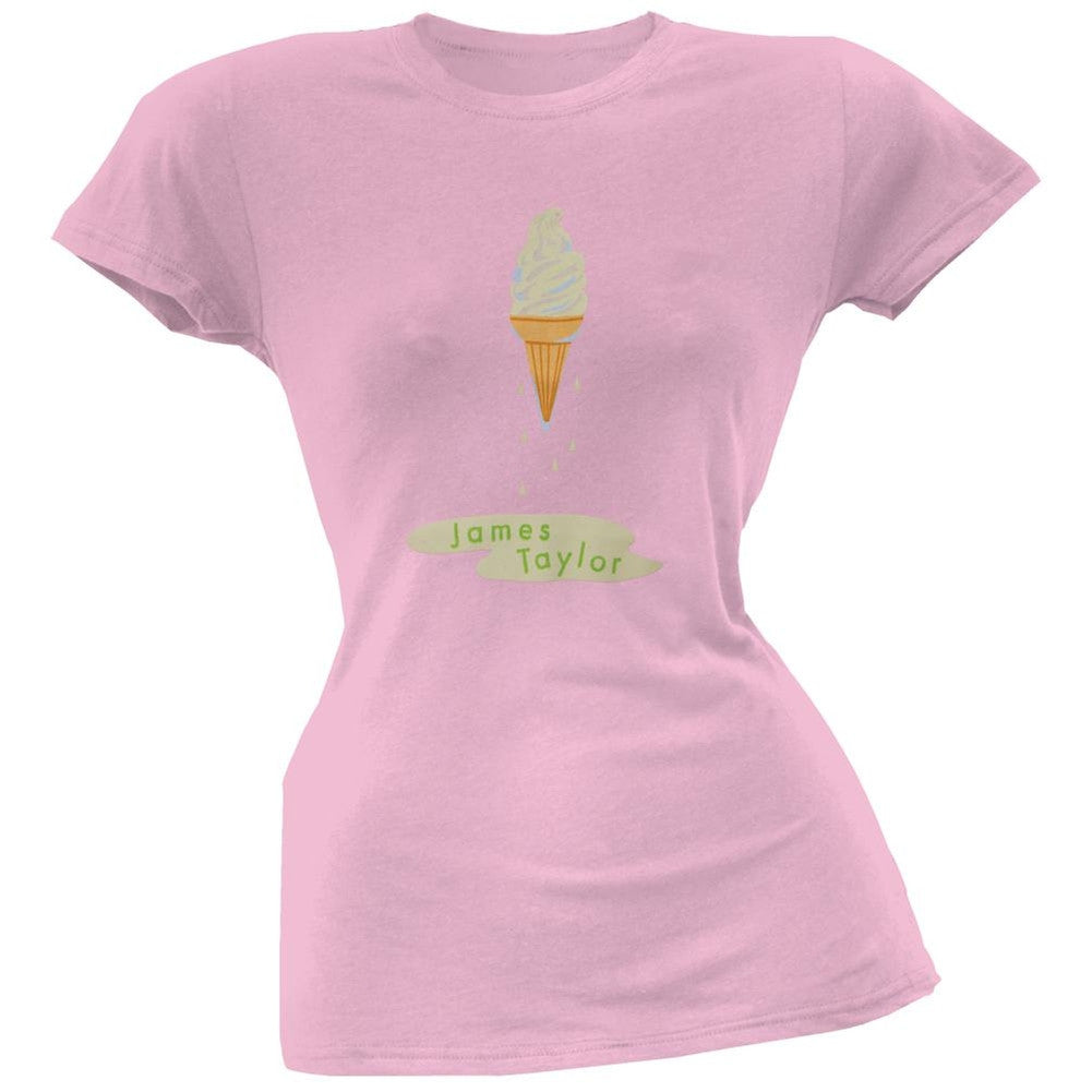 James Taylor - Ice Cream Juniors T-Shirt Juniors T-Shirts James Taylor LG Light Pink