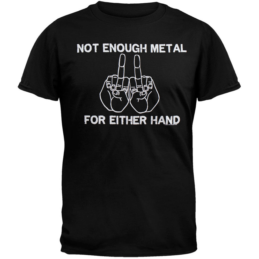 KFK Industries - Not Enough Metal T-Shirt Men's T-Shirts Slayer MD Black