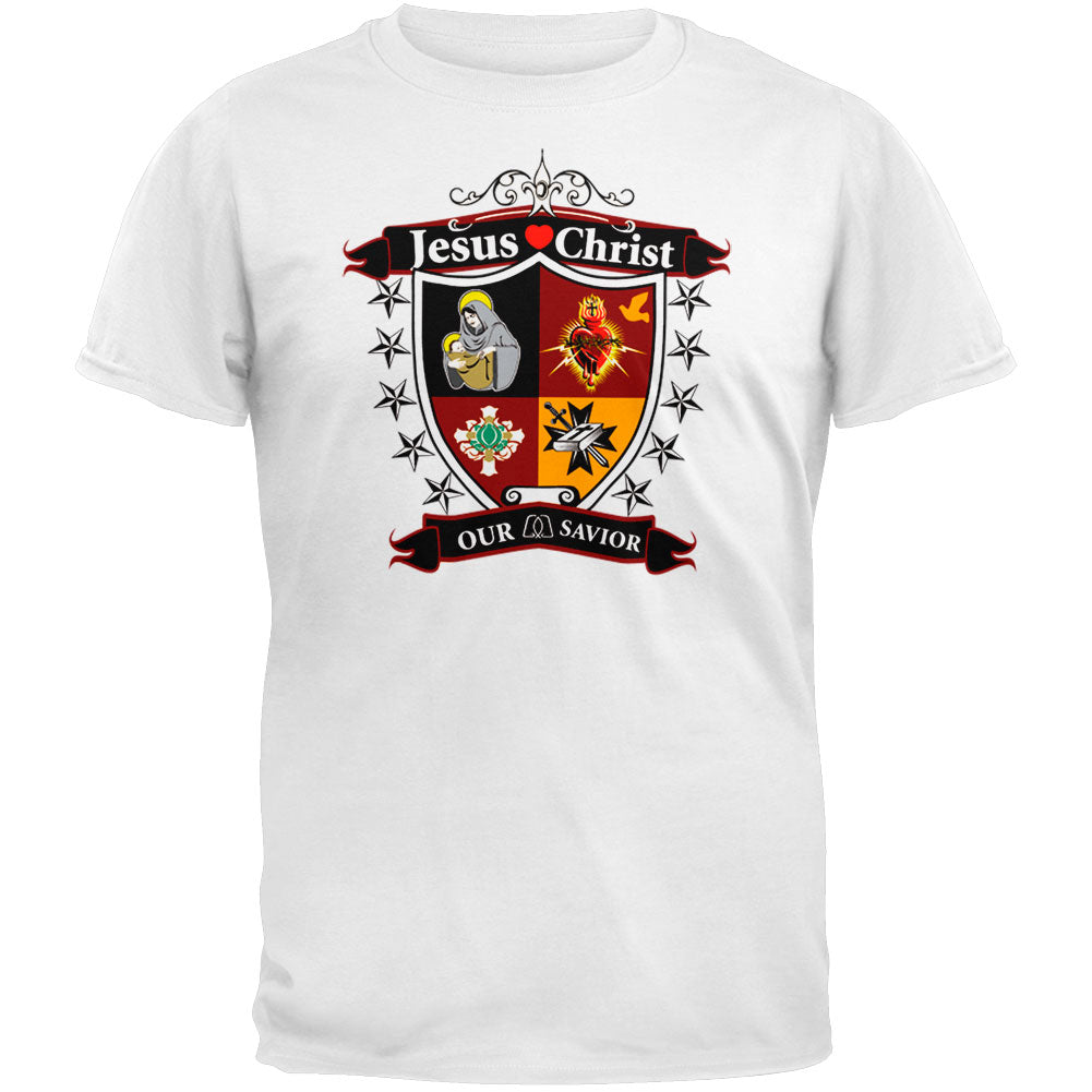 Our Savior T-Shirt Men's T-Shirts Old Glory 2XL White 