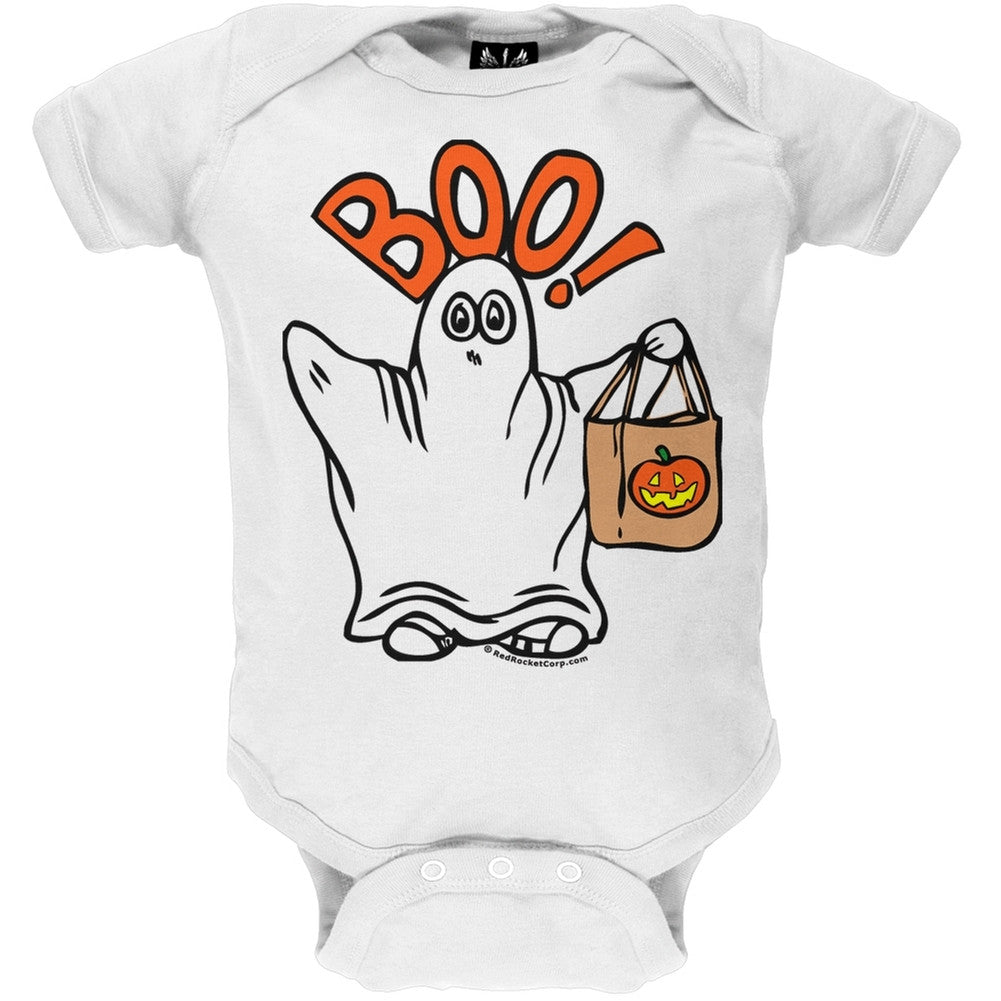 Halloween Boo! Ghost Baby One Piece Baby One Piece Old Glory   