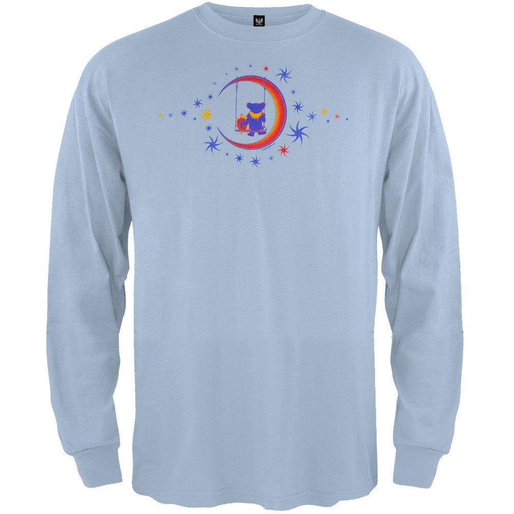 Grateful Dead - Moon Swing Light Blue Youth Long Sleeve T-Shirt Youth Long Sleeves Grateful Dead   