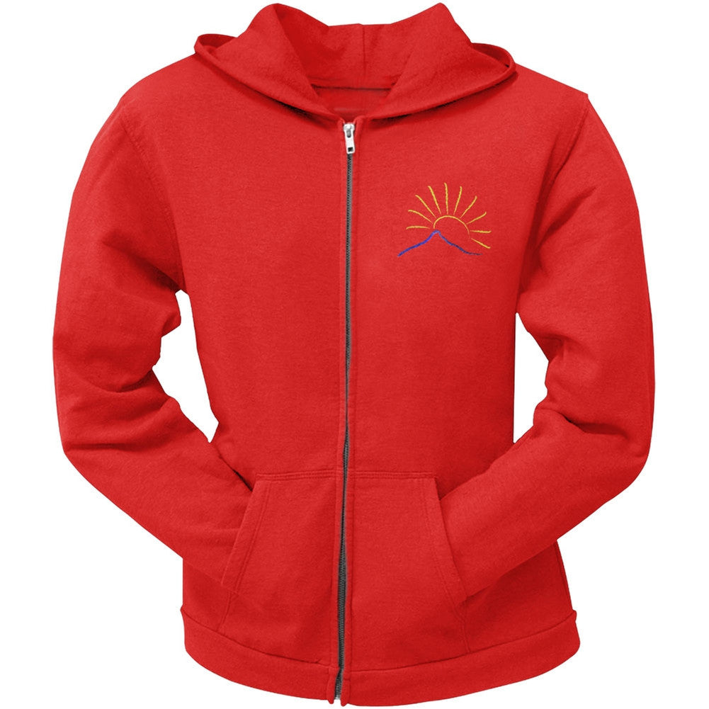 Little Hippie - On The Road Juniors Zip Hoodie Juniors Hoodies Little Hippie   