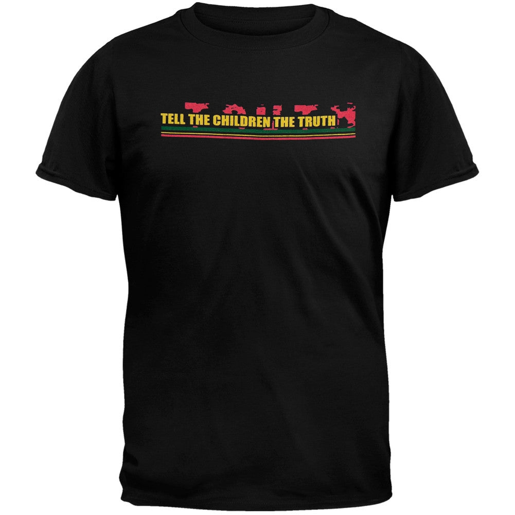 Little Hippie - Tell The Children Black Adult T-Shirt Men's T-Shirts Little Hippie 2XL Black 