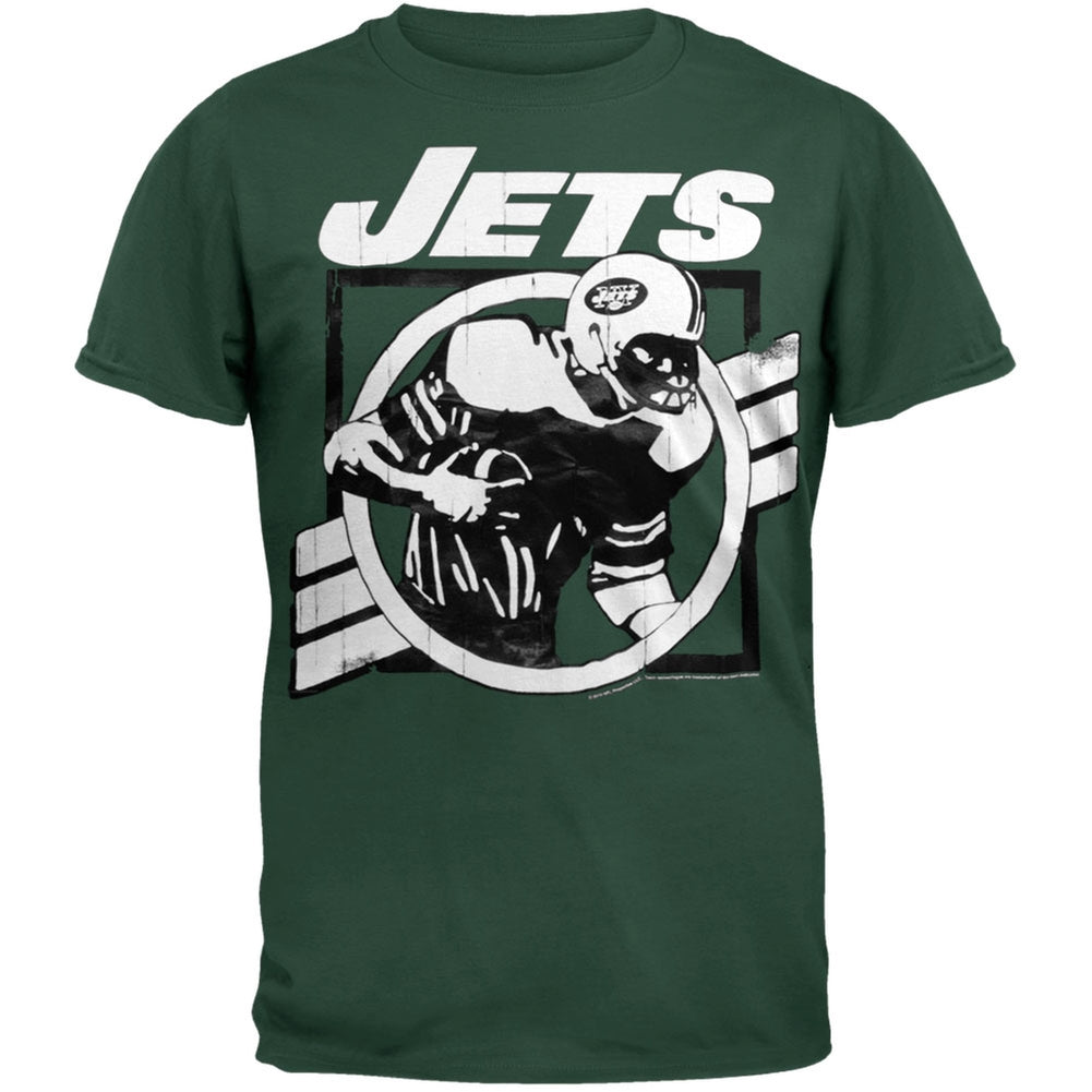 New York Jets - Action Crackle Soft T-Shirt Men's T-Shirts New York Jets LG Green 