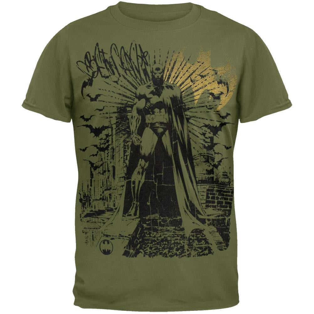 Batman - Avenge Youth T-Shirt Youth T-Shirts Batman SM Green