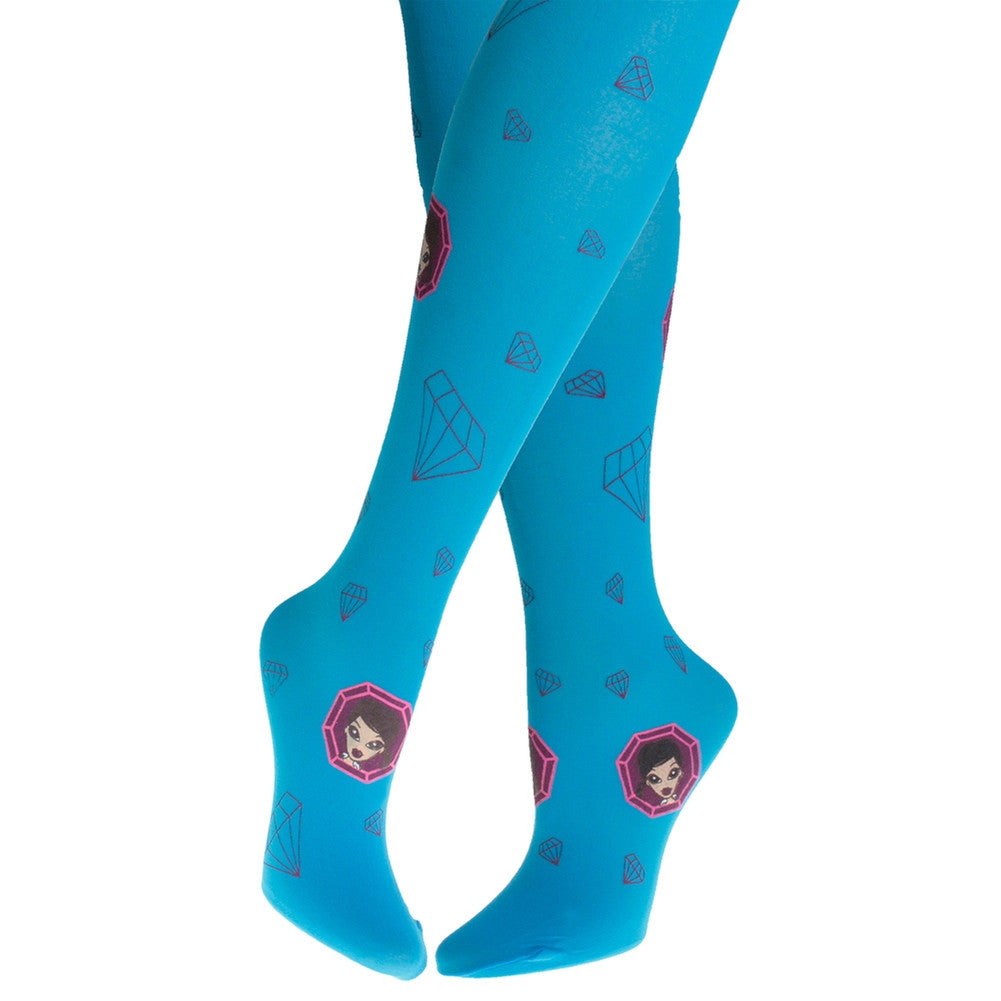 Bratz - Diamond Blue Girls Fashion Tights Youth Tights Bratz   