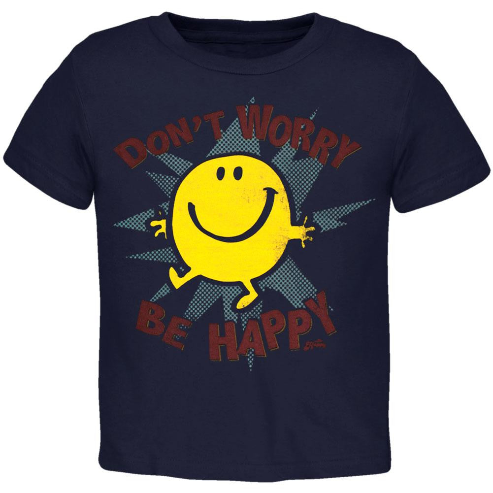 Mr. Men - Don't Worry Juvy T-Shirt Juvenile T-Shirts Mr. Men & Little Miss J4 Blue 