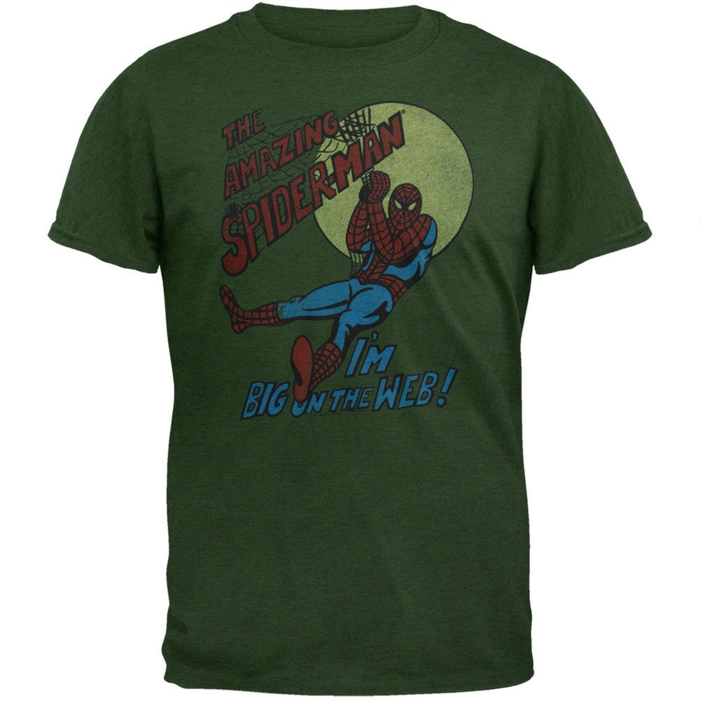 Spider-Man - Big On The Web Soft T-Shirt Men's T-Shirts Spider-Man   