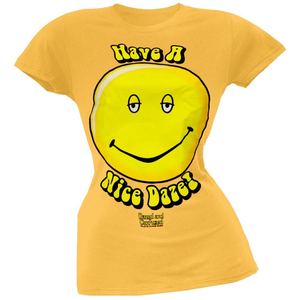 Dazed & Confused - Have A Nice Daze Juniors T-Shirt Juniors T-Shirts Dazed and Confused MD Yellow