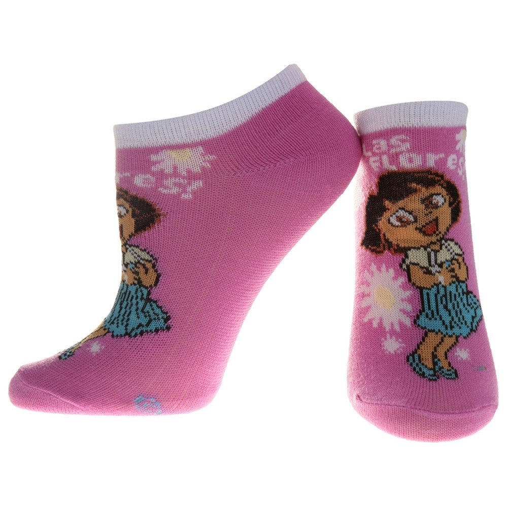 Dora The Explorer - Happy Pink Socks Youth Socks Dora The Explorer 6.5 Pink 