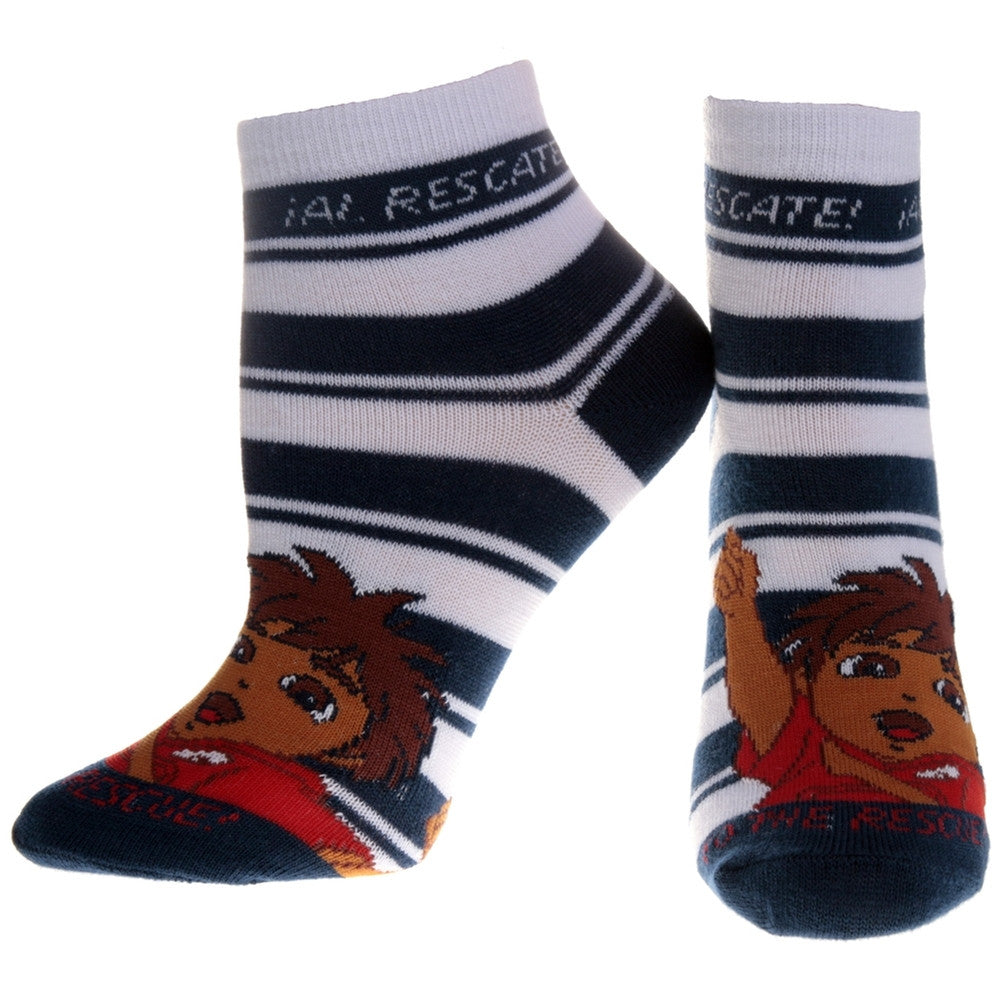 Go Diego Go - Navy Stripes Socks Youth Socks Go Diego Go 8.5 Dark Blue 