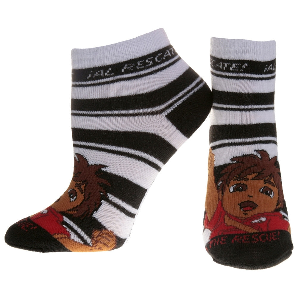 Go Diego Go - Black Stripes Socks Youth Socks Go Diego Go 8.5 Black 