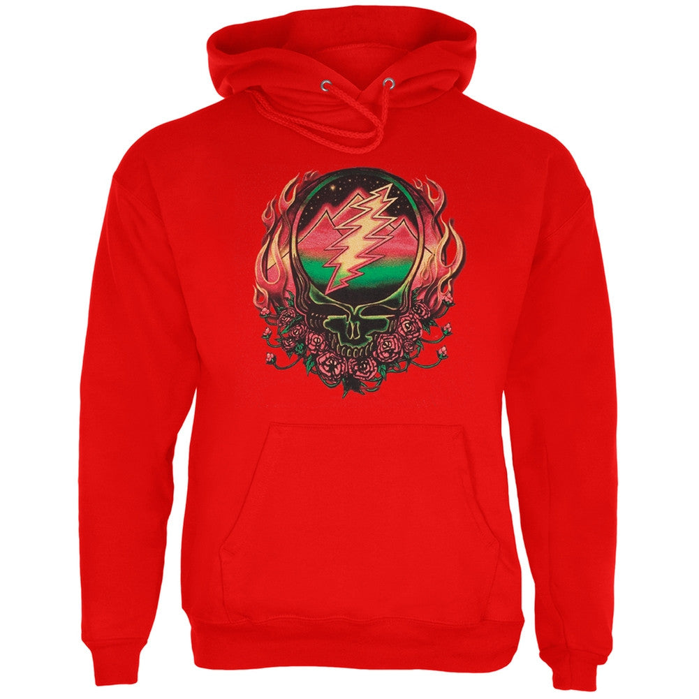 Grateful Dead - Scarlet SYF Red Adult Pullover Hoodie Men's Hoodies Grateful Dead   