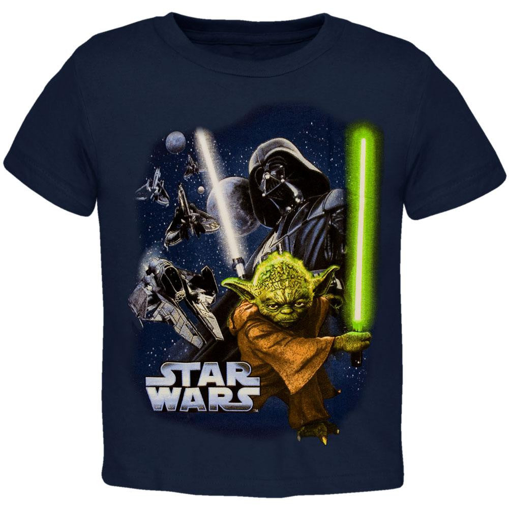 Star Wars - Jedi Galaxy Juvy T-Shirt Juvenile T-Shirts Star Wars J14/16 Blue 