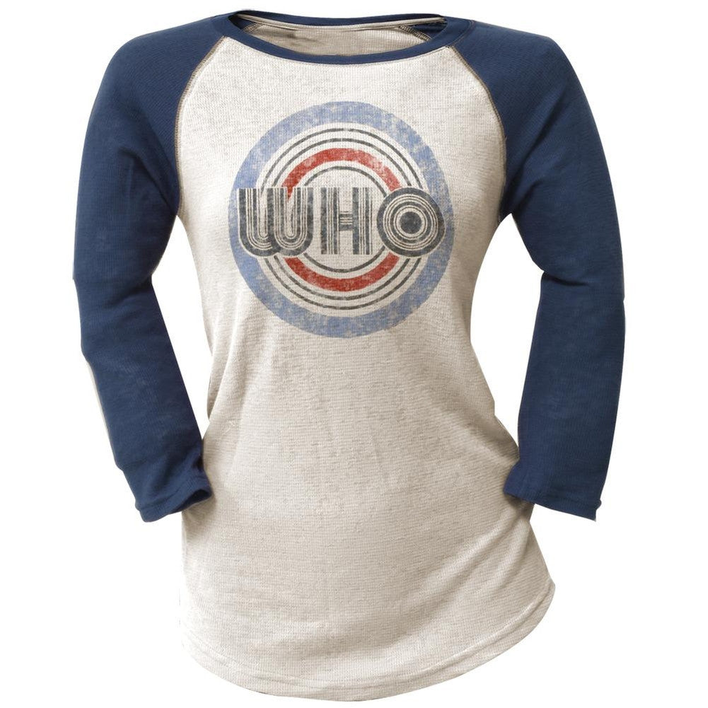 The Who - Target Juniors Raglan Juniors Raglans The Who LG White 