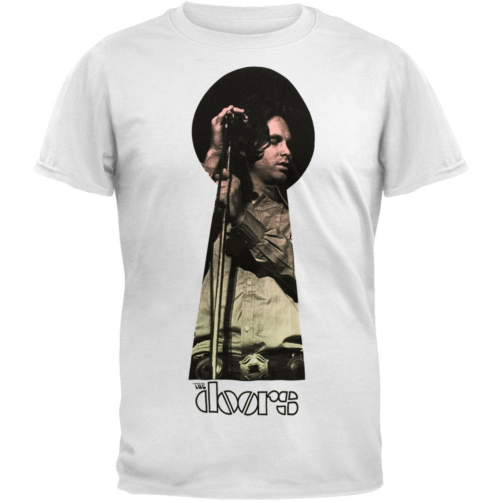 The Doors - Keyhole Jim T-Shirt Men's T-Shirts The Doors LG White