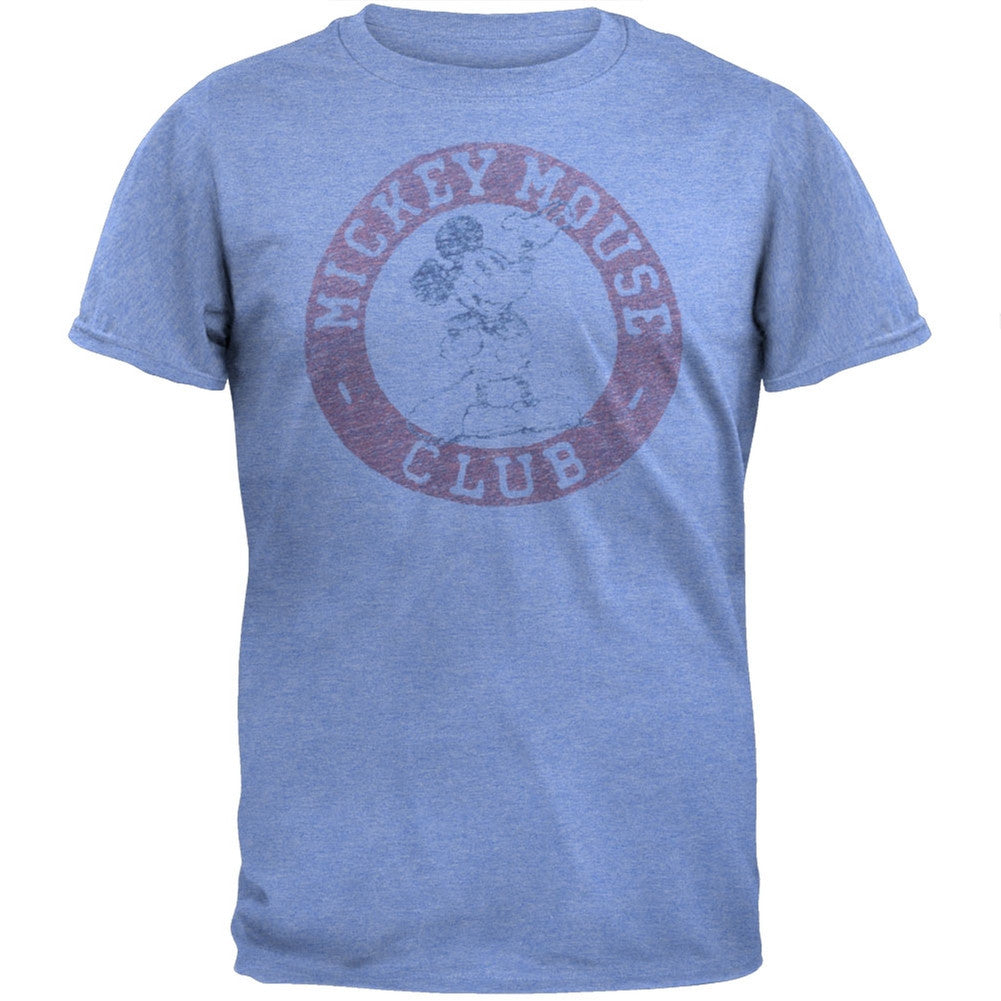 Mickey Mouse - Mickey Mouse Club Soft T-Shirt Men's T-Shirts Mickey Mouse LG Light Blue