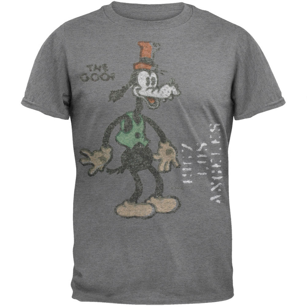 Goofy - The Goof Soft T-Shirt Men's T-Shirts Goofy LG Grey