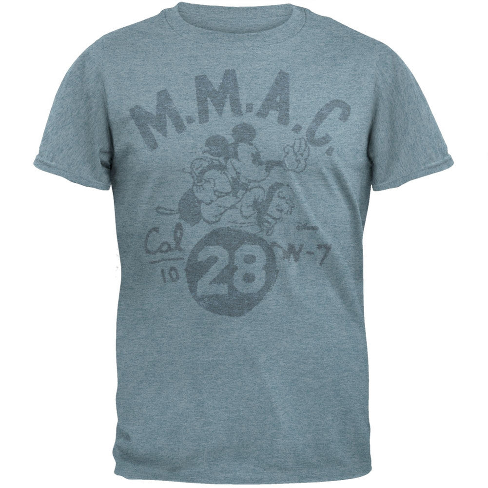 Mickey Mouse - MMAC Soft T-Shirt Men's T-Shirts Mickey Mouse LG Light Blue