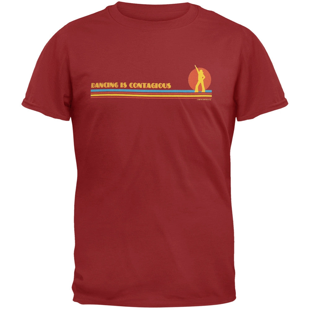 Little Hippie - Dancing Is Contagious Maroon Youth T-Shirt Youth T-Shirts Little Hippie   