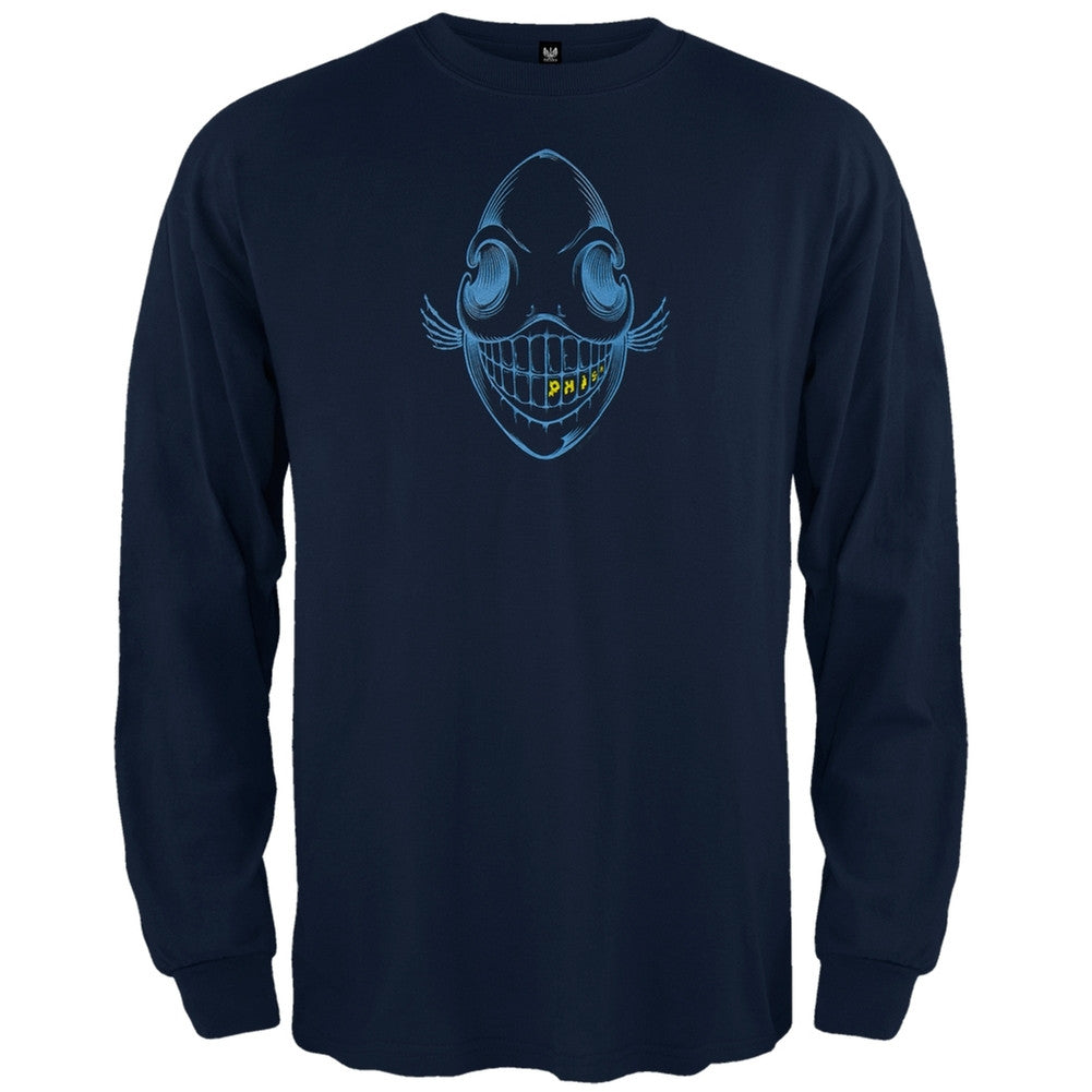 Phish - Bone Phish Long Sleeve T-Shirt Men's Long Sleeves Phish 2XL Dark Blue 