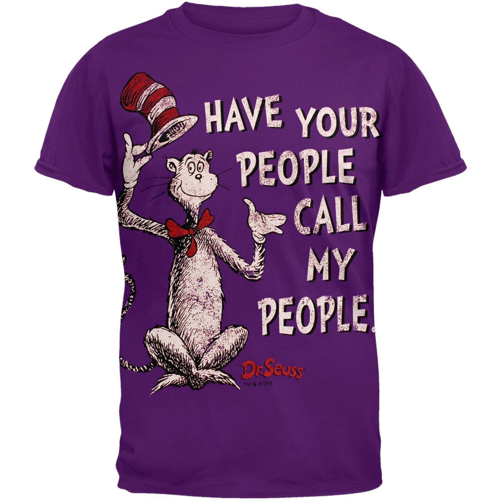 Dr. Seuss - People T-Shirt Men's T-Shirts Dr. Seuss SM Purple 