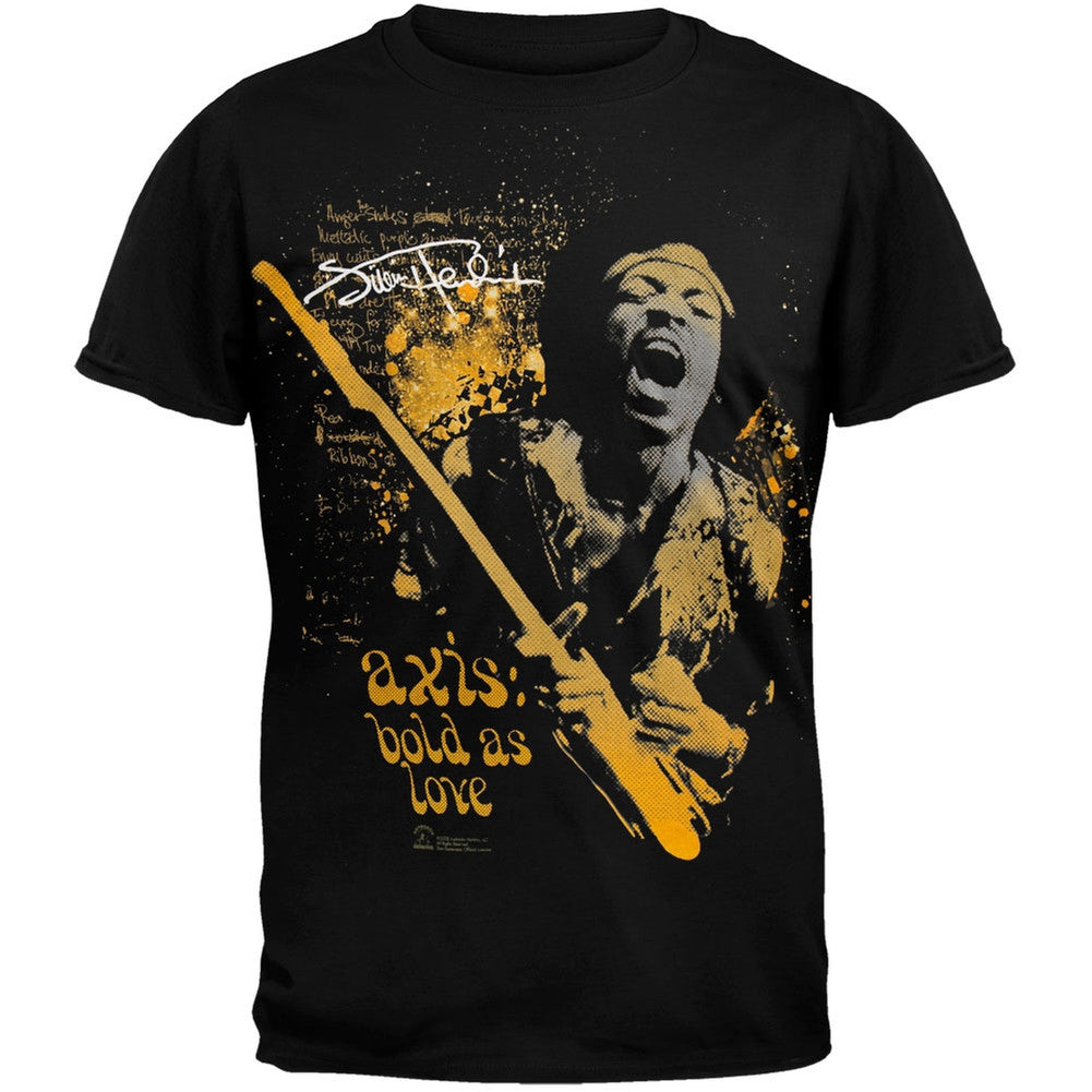 Jimi Hendrix - Axis Bold As Love T-Shirt Men's T-Shirts Jimi Hendrix SM Black 