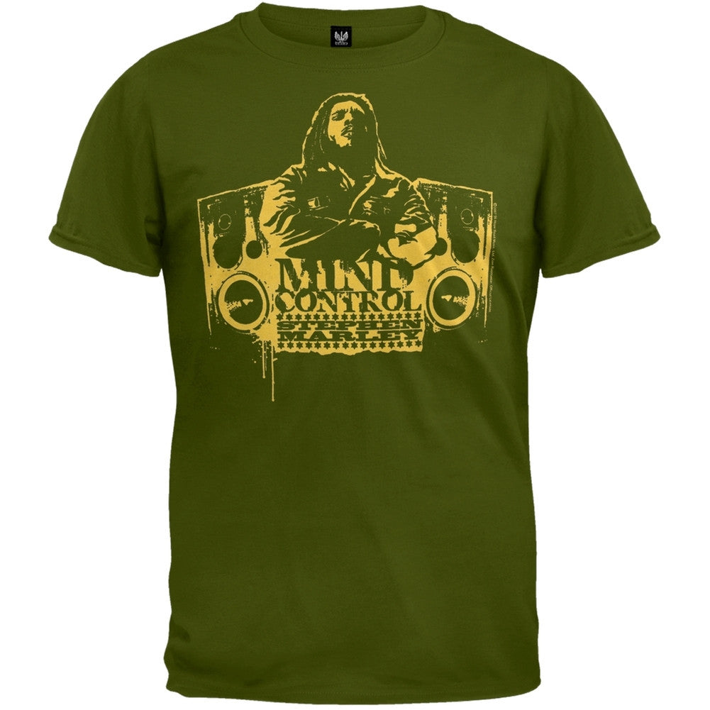 Stephen Marley - Speakers T-Shirt Men's T-Shirts Stephen Marley SM Dark Green 