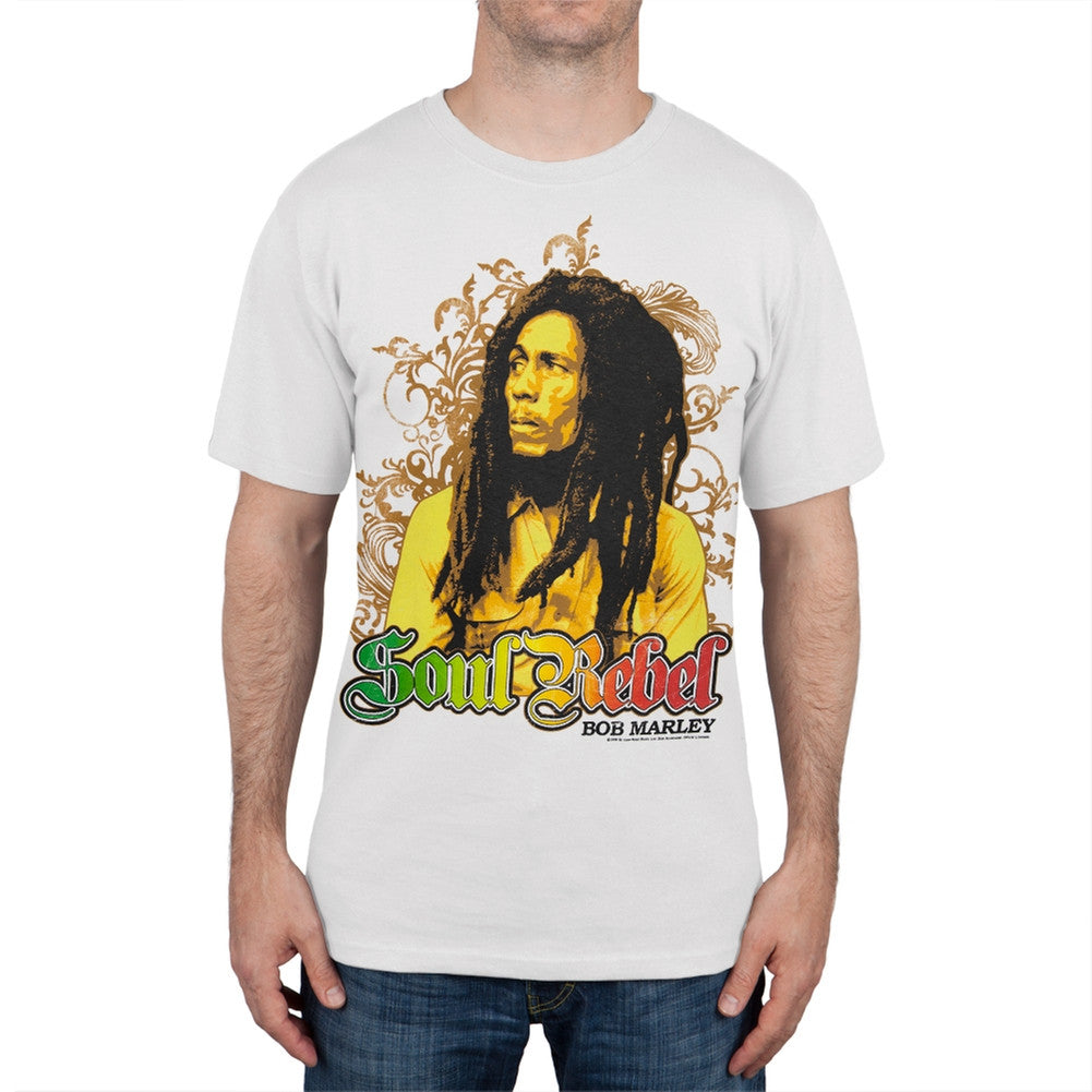 Bob Marley - Soul Rebel White T-Shirt – Old Glory