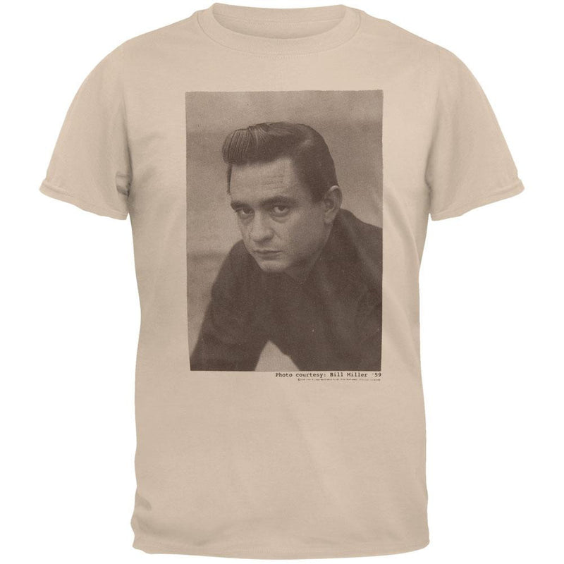 Johnny Cash - Sepia Soft T-Shirt Men's T-Shirts Johnny Cash   