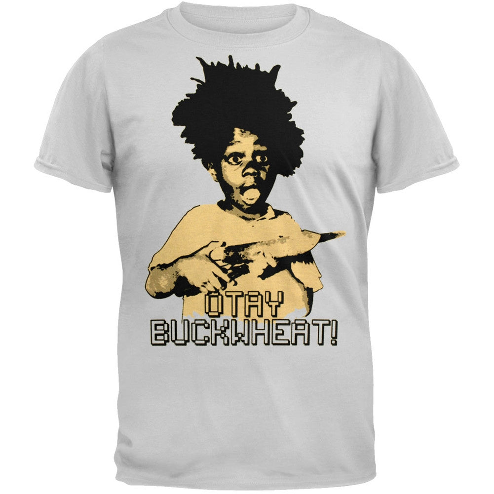 Buckwheat - Otay Buckwheat T-Shirt Men's T-Shirts Little Rascals SM Grey 