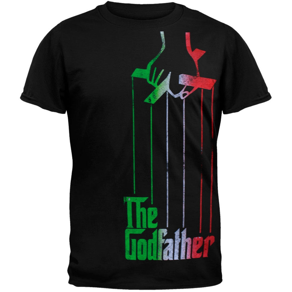 The Godfather - Italian Logo Soft T-Shirt Men's T-Shirts The Godfather   