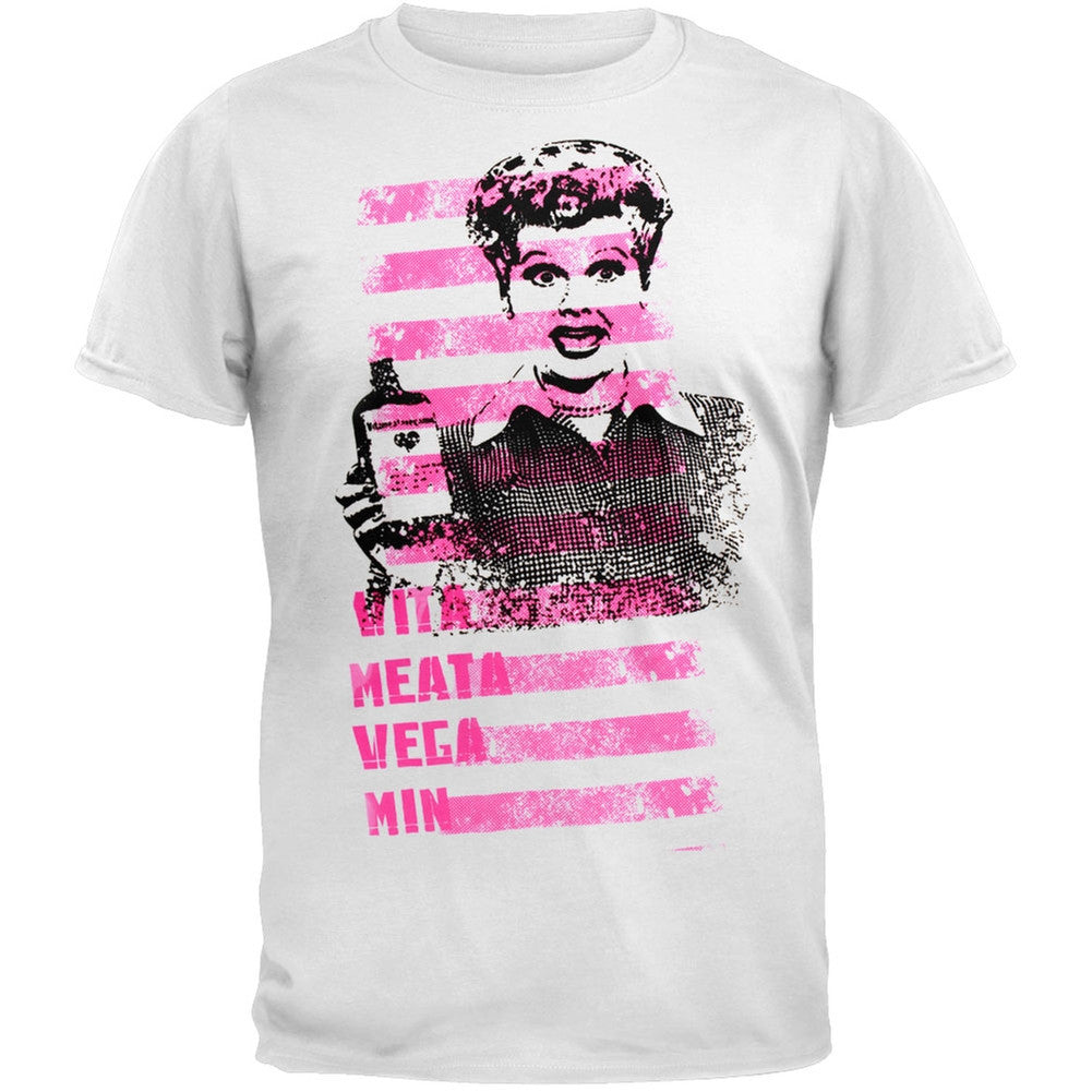 I Love Lucy - Vita Meata T-Shirt Men's T-Shirts I Love Lucy SM White 