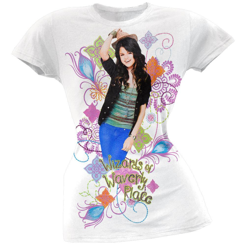 Wizards Of Waverly Place - Good Day Girls Youth T-Shirt Youth T-Shirts Wizards of Waverly Place SM White 