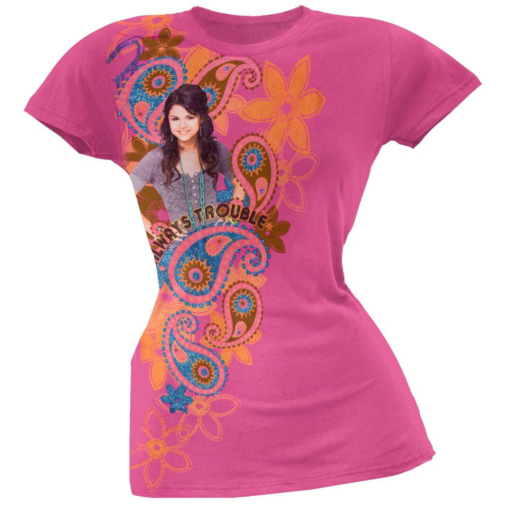 Wizards Of Waverly Place - Paisley Alex Girls Youth T-Shirt Youth T-Shirts Wizards of Waverly Place SM Pink 