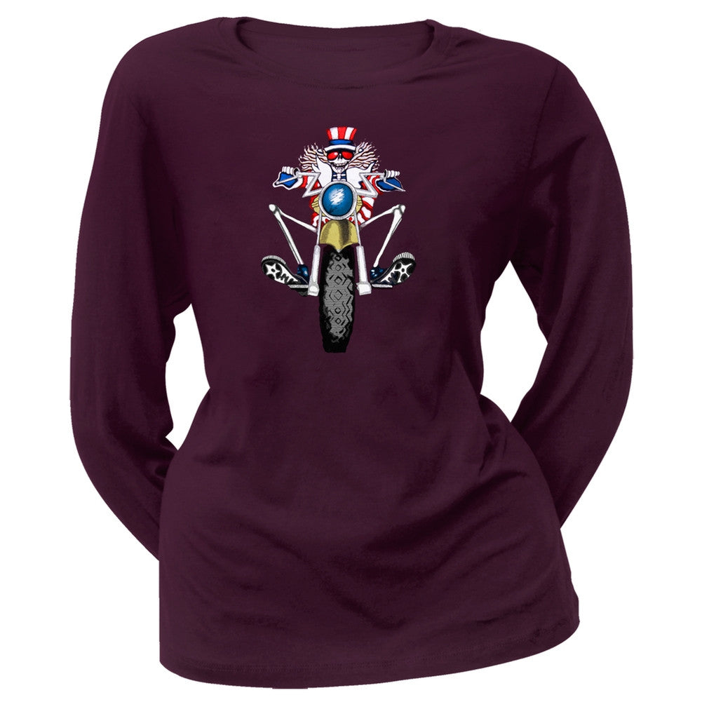 Grateful Dead - Psycle Sam Juniors Long Sleeve T-Shirt Juniors Long Sleeves Grateful Dead   