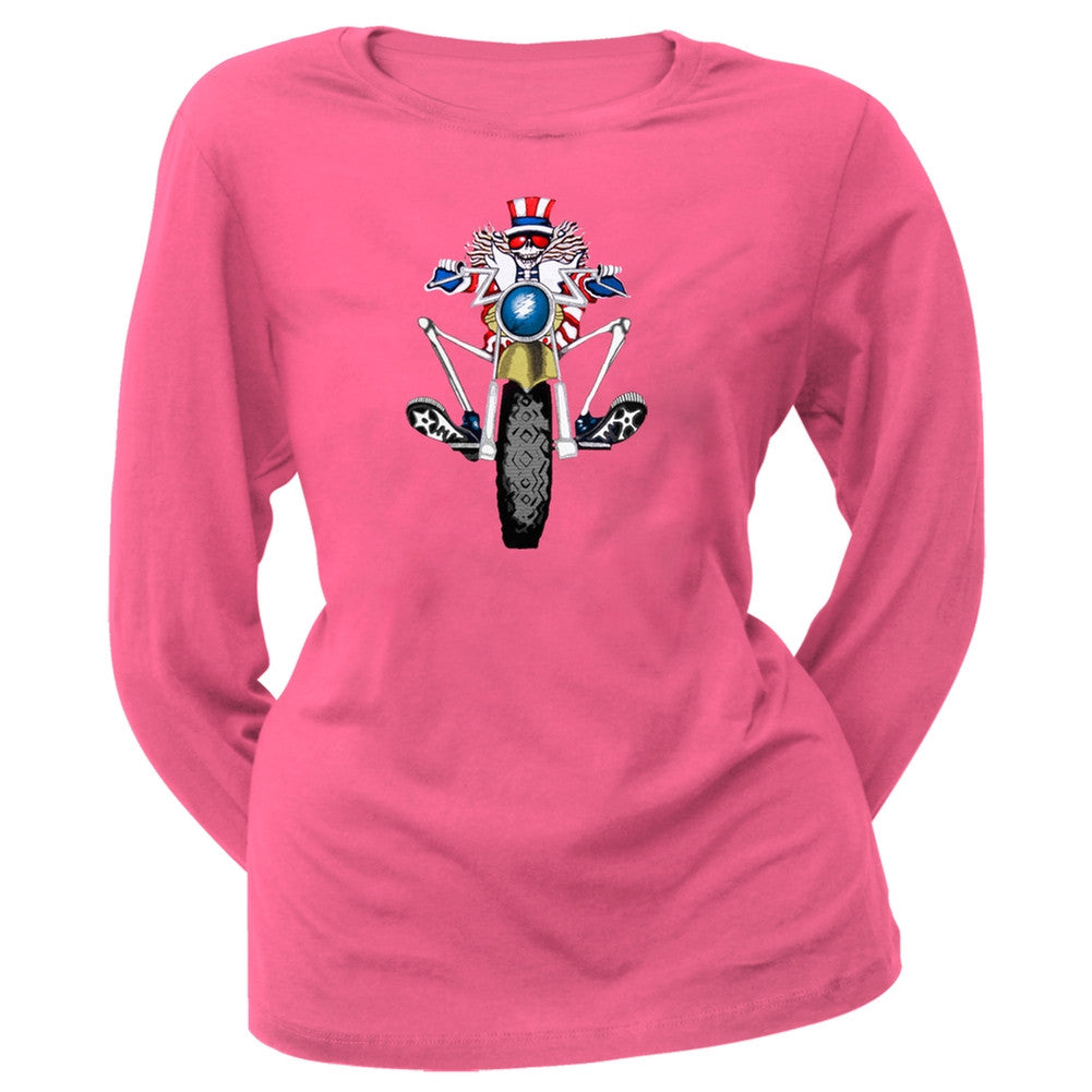 Grateful Dead - Psycle Sam Juniors Long Sleeve T-Shirt Juniors Long Sleeves Grateful Dead   