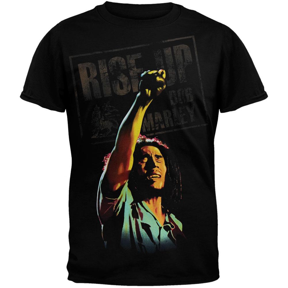 Bob Marley - Arm Up T-Shirt Men's T-Shirts Bob Marley SM Black 