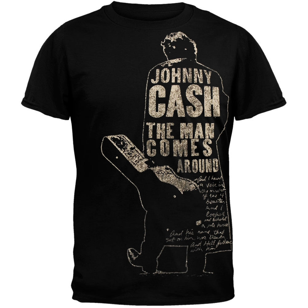 Johnny Cash - Comes Around T-Shirt Men's T-Shirts Johnny Cash   