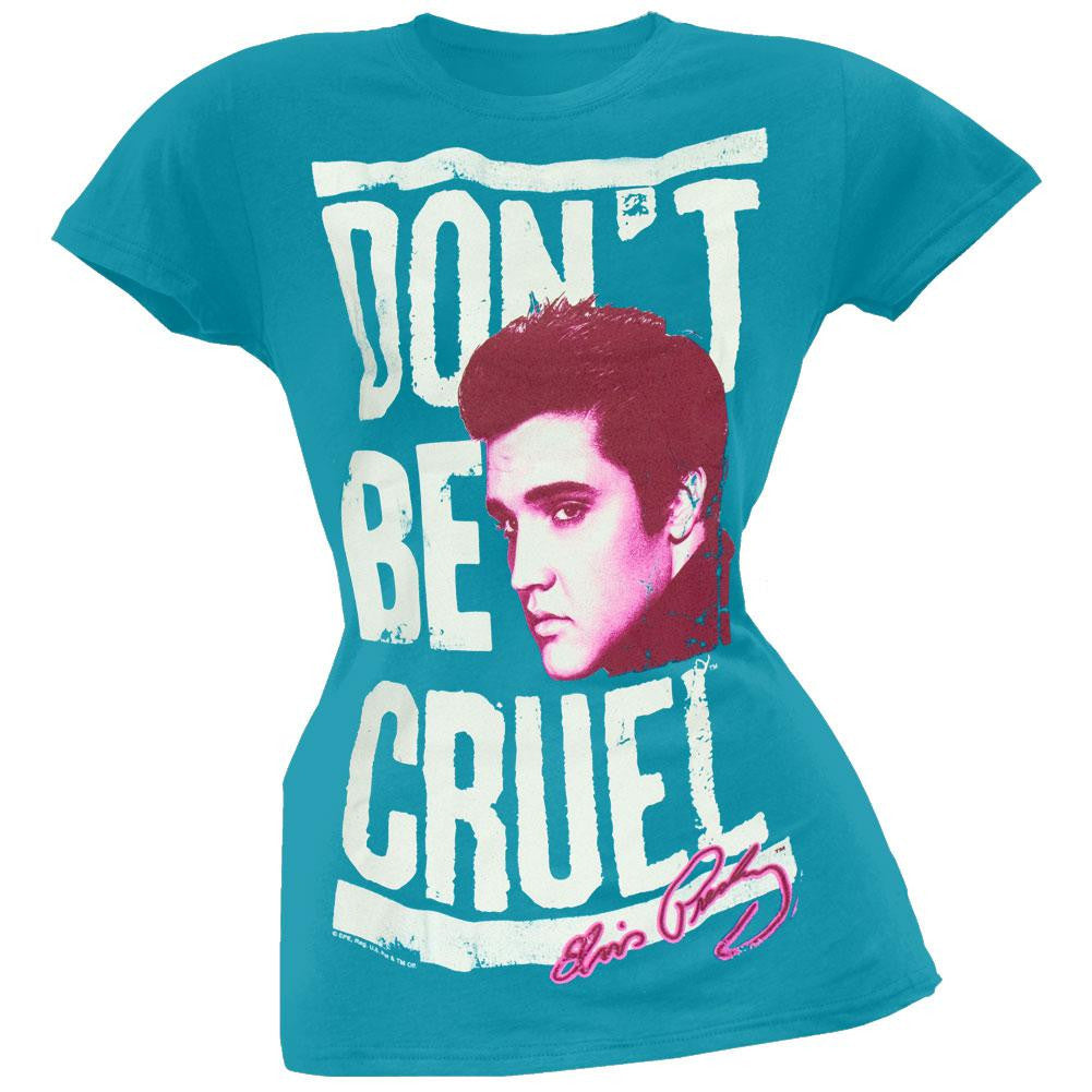 Elvis Presley - Don't Be Cruel Juniors T-Shirt Juniors T-Shirts Elvis Presley SM Blue