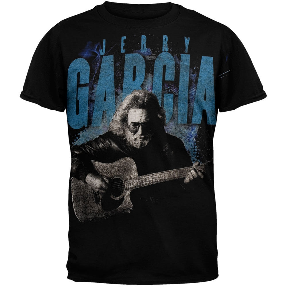 Jerry Garcia - Acoustic T-Shirt Men's T-Shirts Jerry Garcia SM Black 