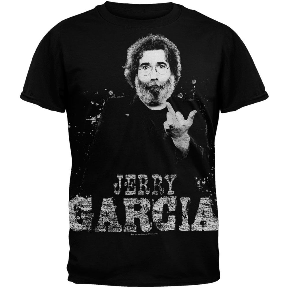 Jerry Garcia - Finger T-Shirt Men's T-Shirts Jerry Garcia SM Black 