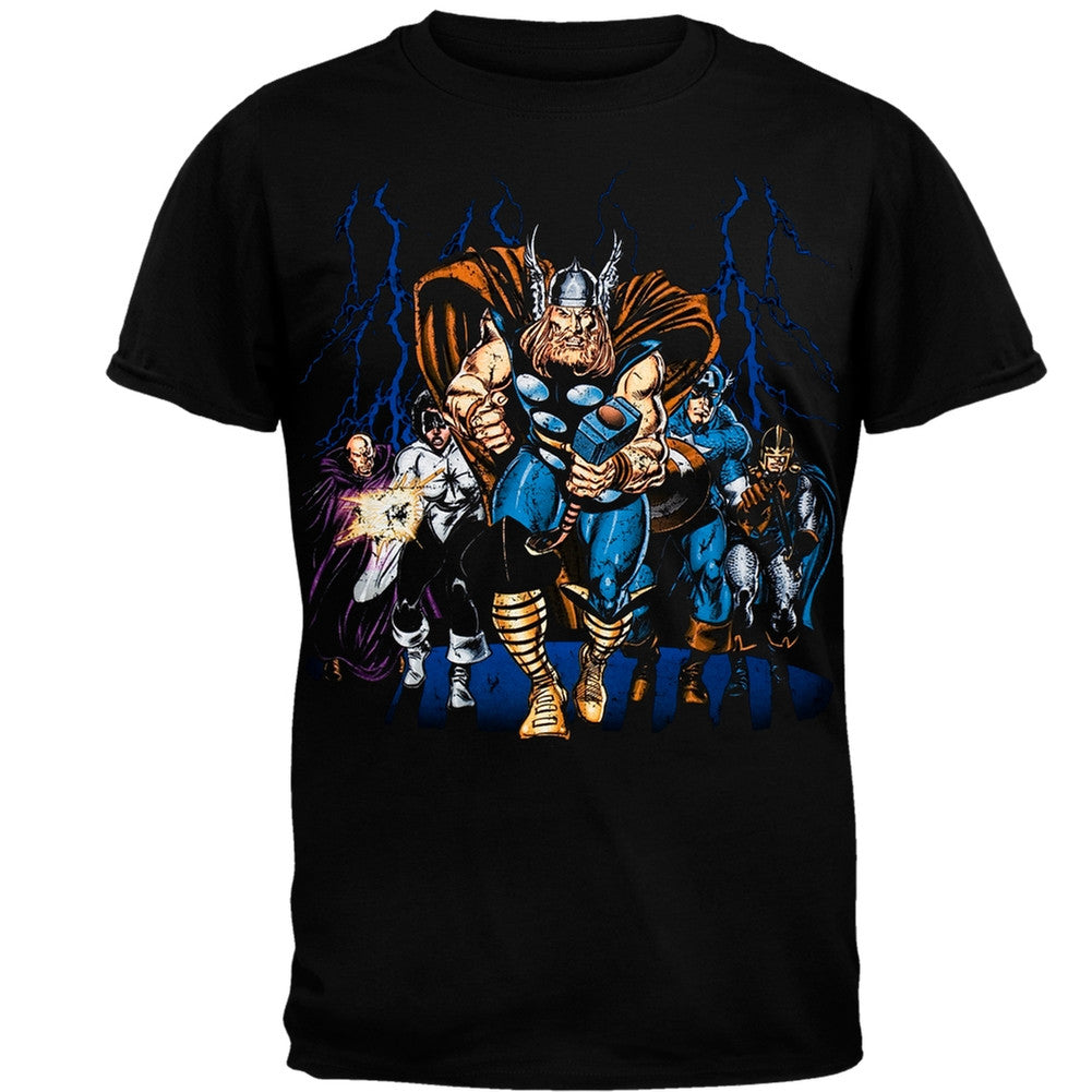 Marvel Heroes - Great Crowd T-Shirt Men's T-Shirts Marvel   